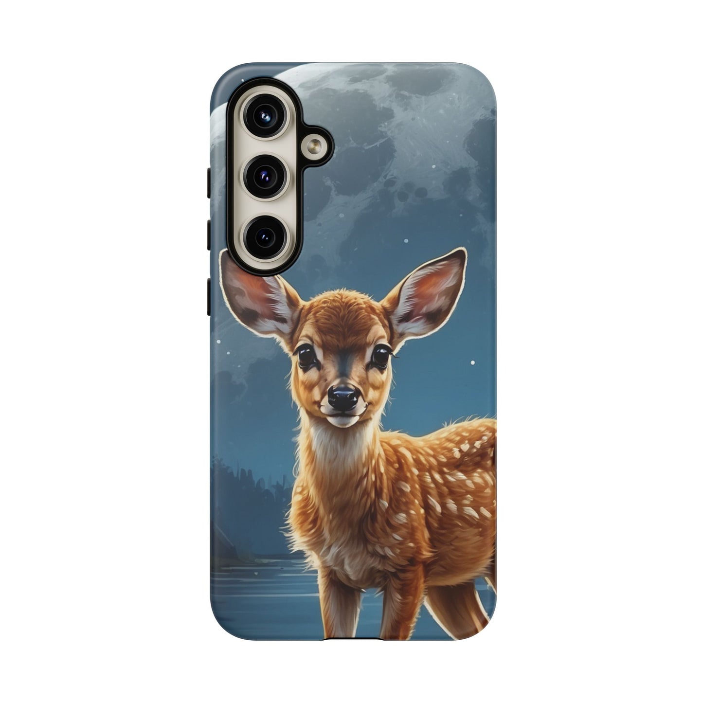 Samsung Galaxy Case – Enchanted Fawn Under the Moonlit Sky