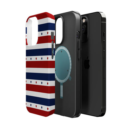 Patriotic Stars MagSafe iPhone Case