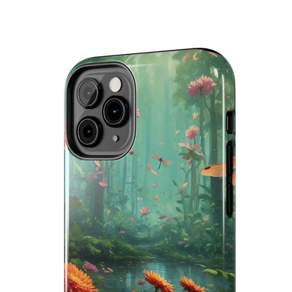 Enchanted Forest Dragonflies & Blossoms – iPhone Series Case