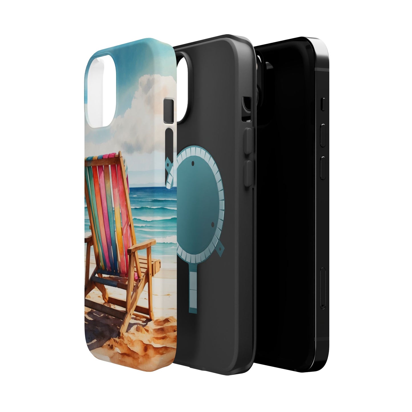 Vibrant Beach Escape MagSafe iPhone Case – Summer Vibes Design