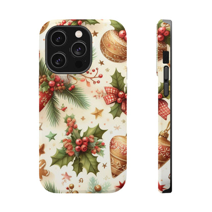 Classic Christmas Stocking & Ornaments Pattern – iPhone Series Case