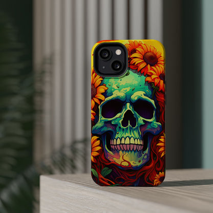 Sun Kissed Skull MagSafe iPhone Case