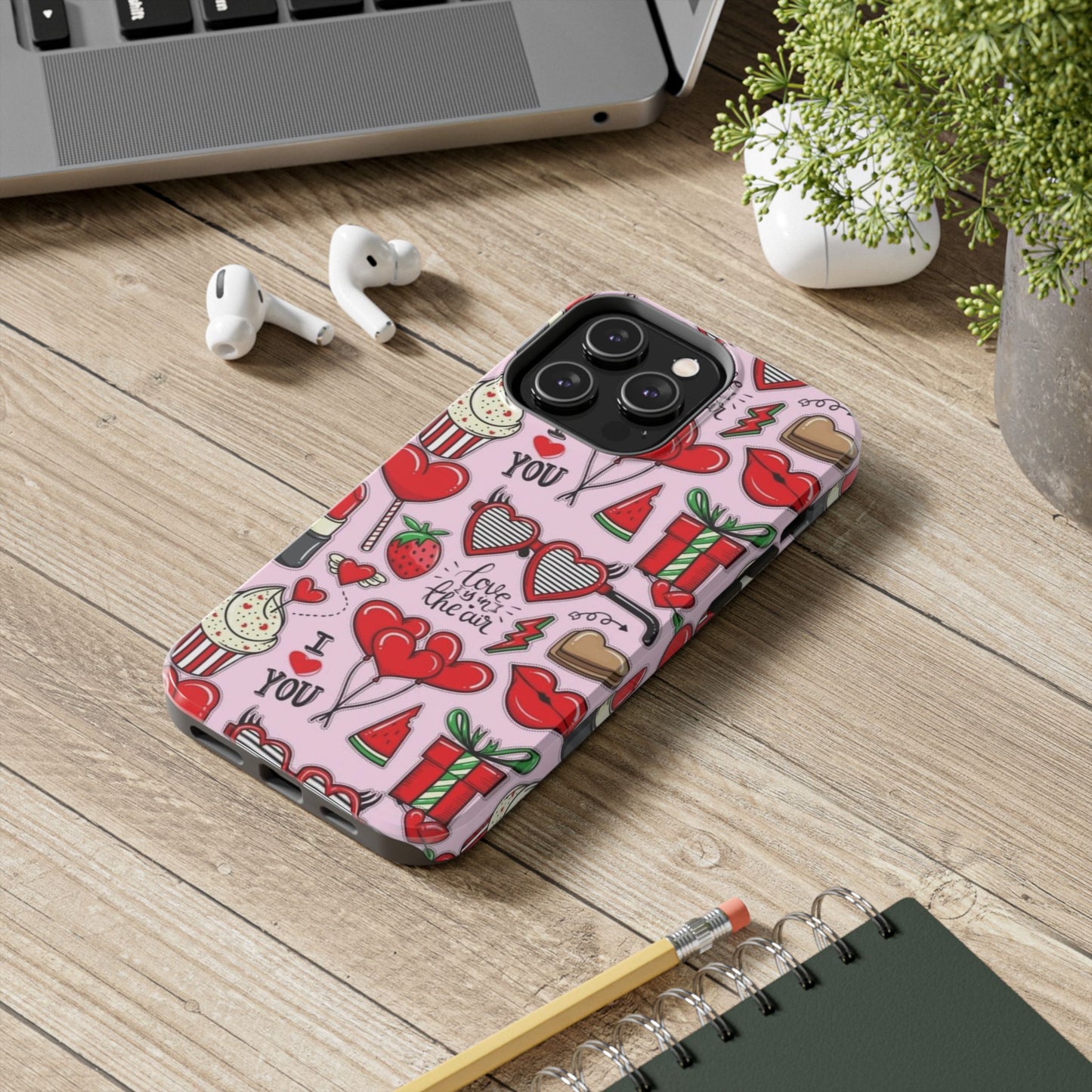 iPhone Case: Love Is in the Air Valentine’s Design