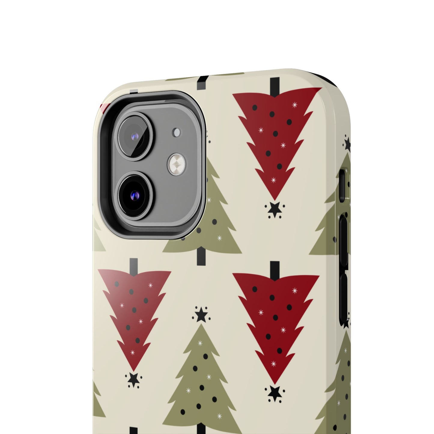 Retro Christmas Trees Pattern - iPhone Series Case