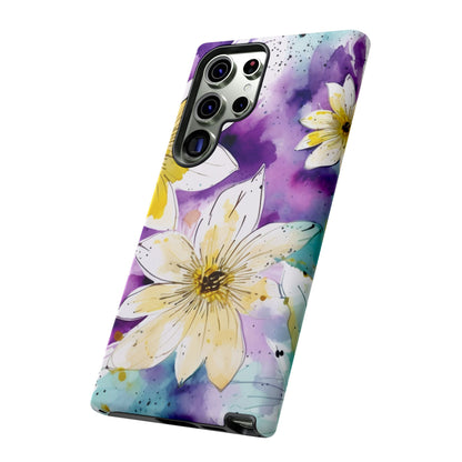 Abstract Floral Watercolor Splash - Samsung Galaxy Series Case