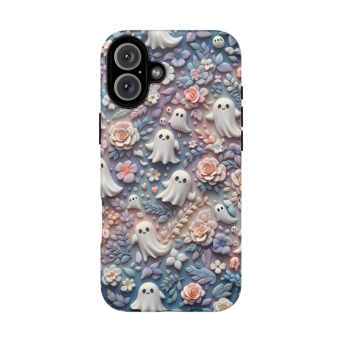 Ghosts Flowers Phone Case - Enchanting Ethereal Aesthetic