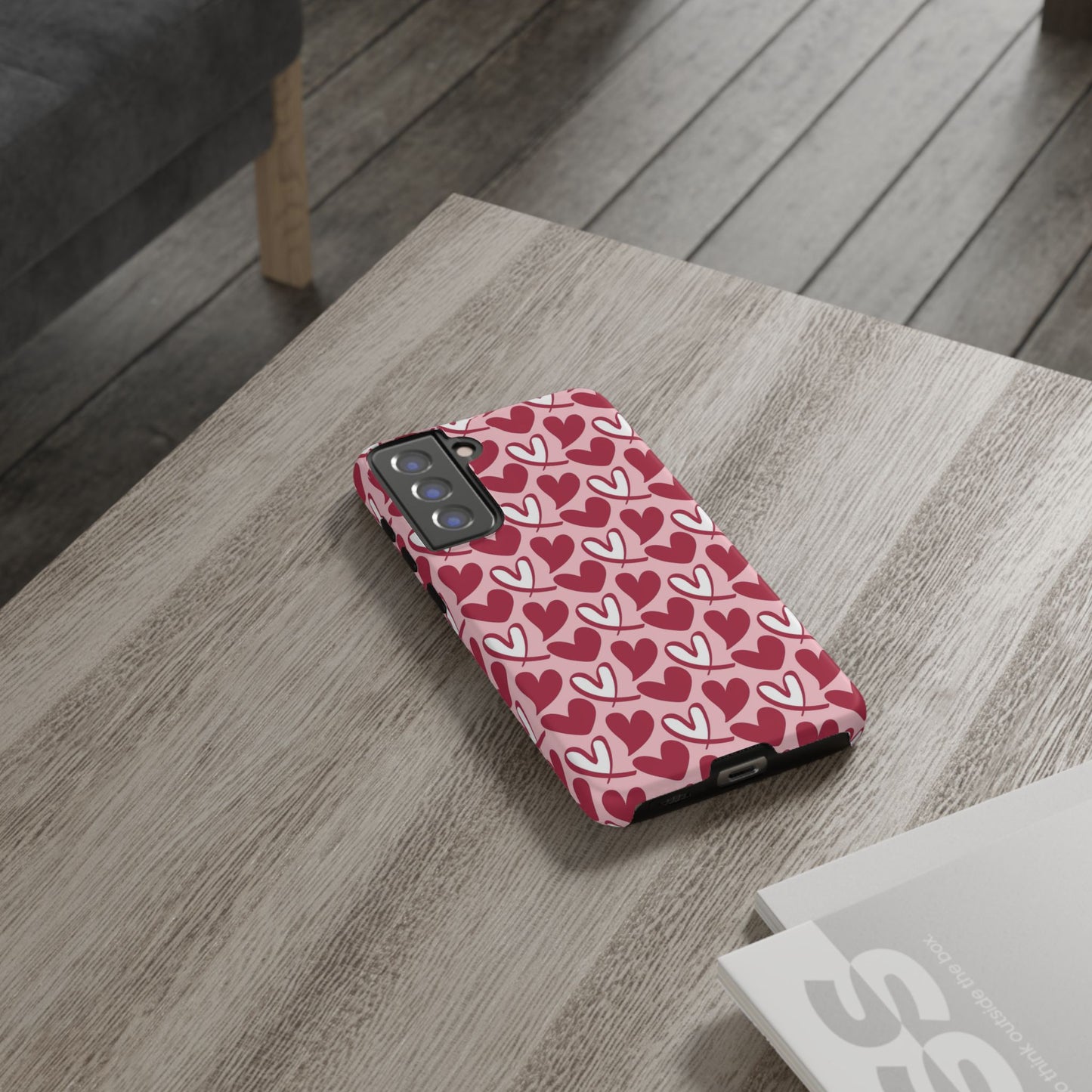 Hand-Drawn Hearts Samsung Galaxy Case