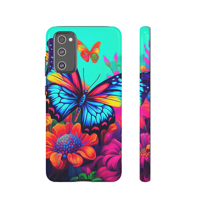 Vivid Butterfly & Floral Burst - Samsung Galaxy Case