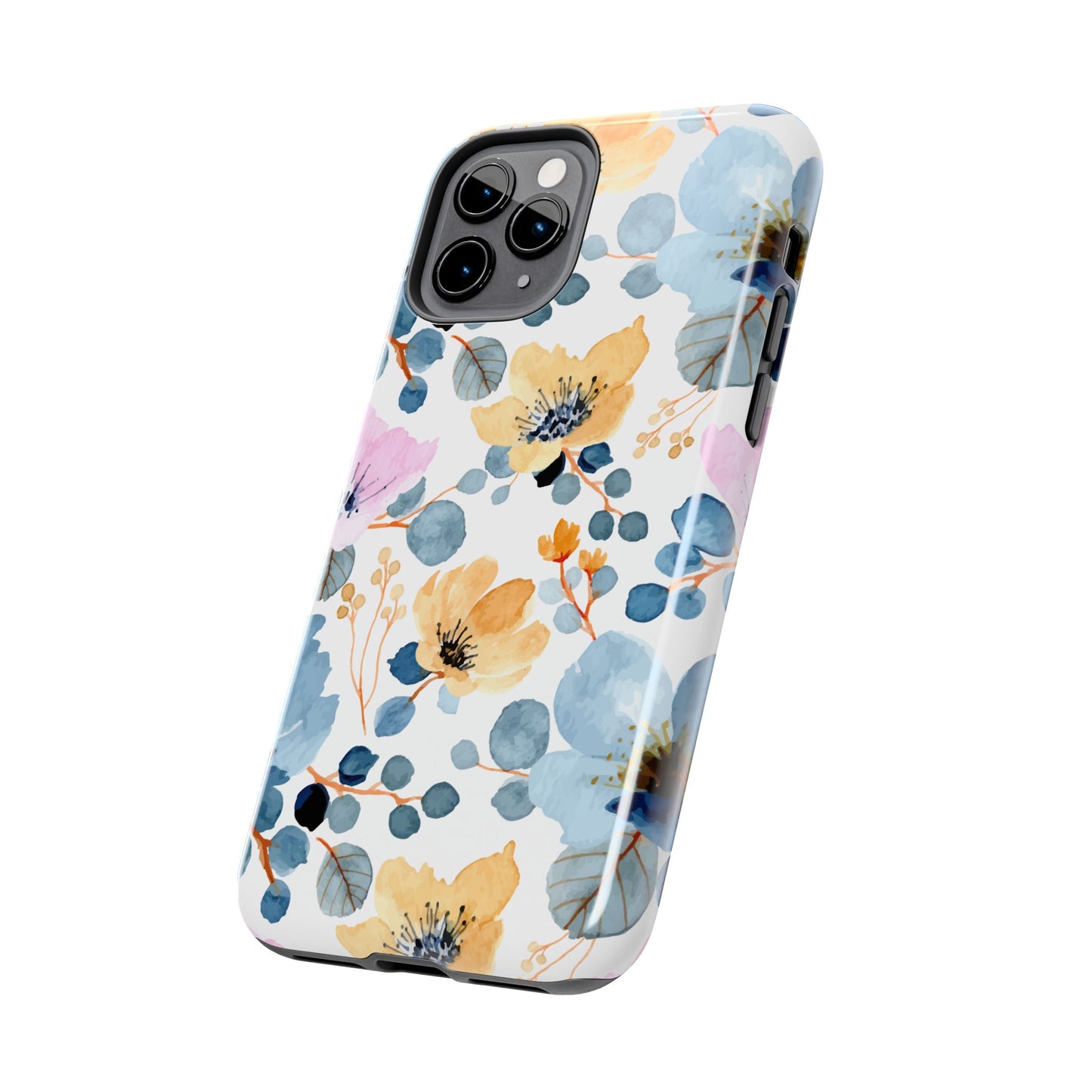 Spring Radiance – iPhone Series Case with Bright Watercolor Flowers