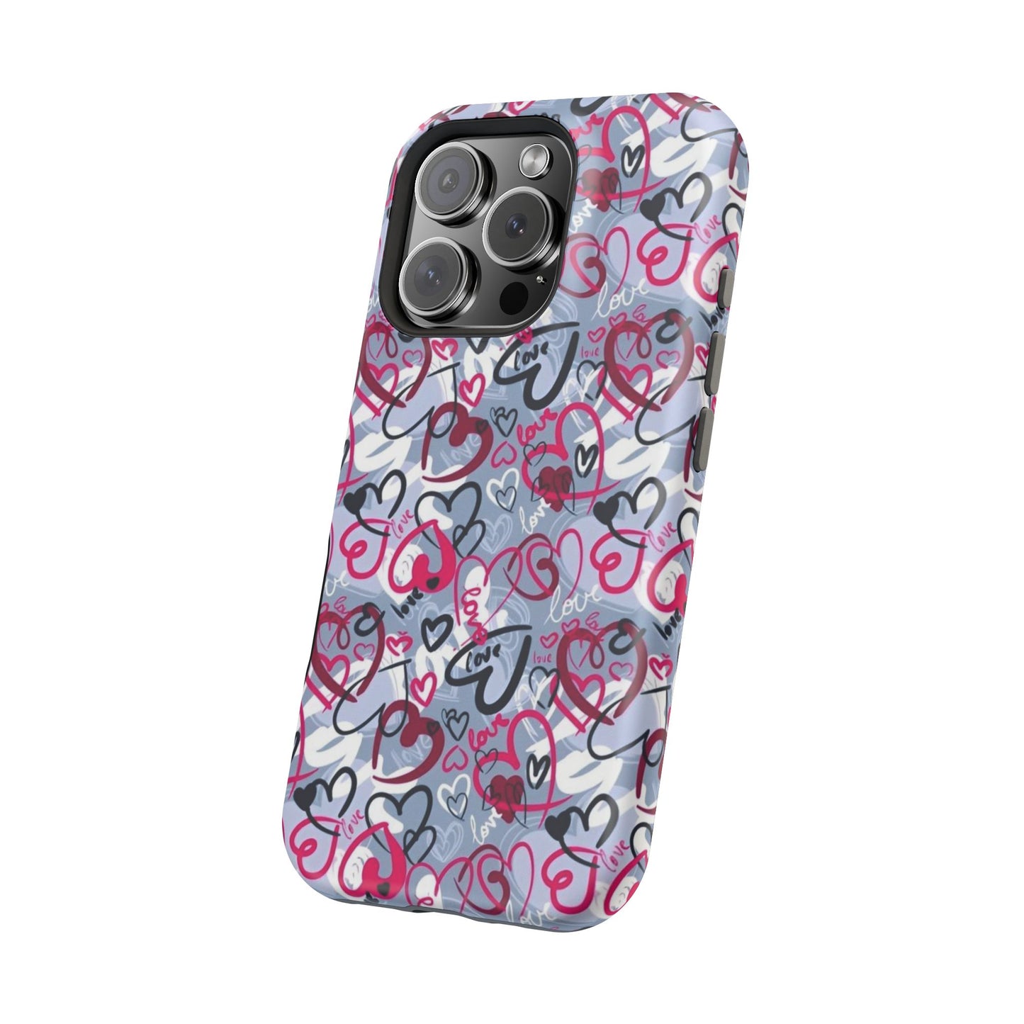 Graffiti Love Hearts MagSafe Case