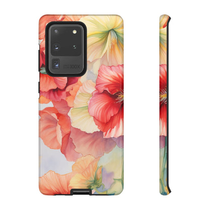 Gumamela Blush Pink Watercolor Floral – Samsung Galaxy Case