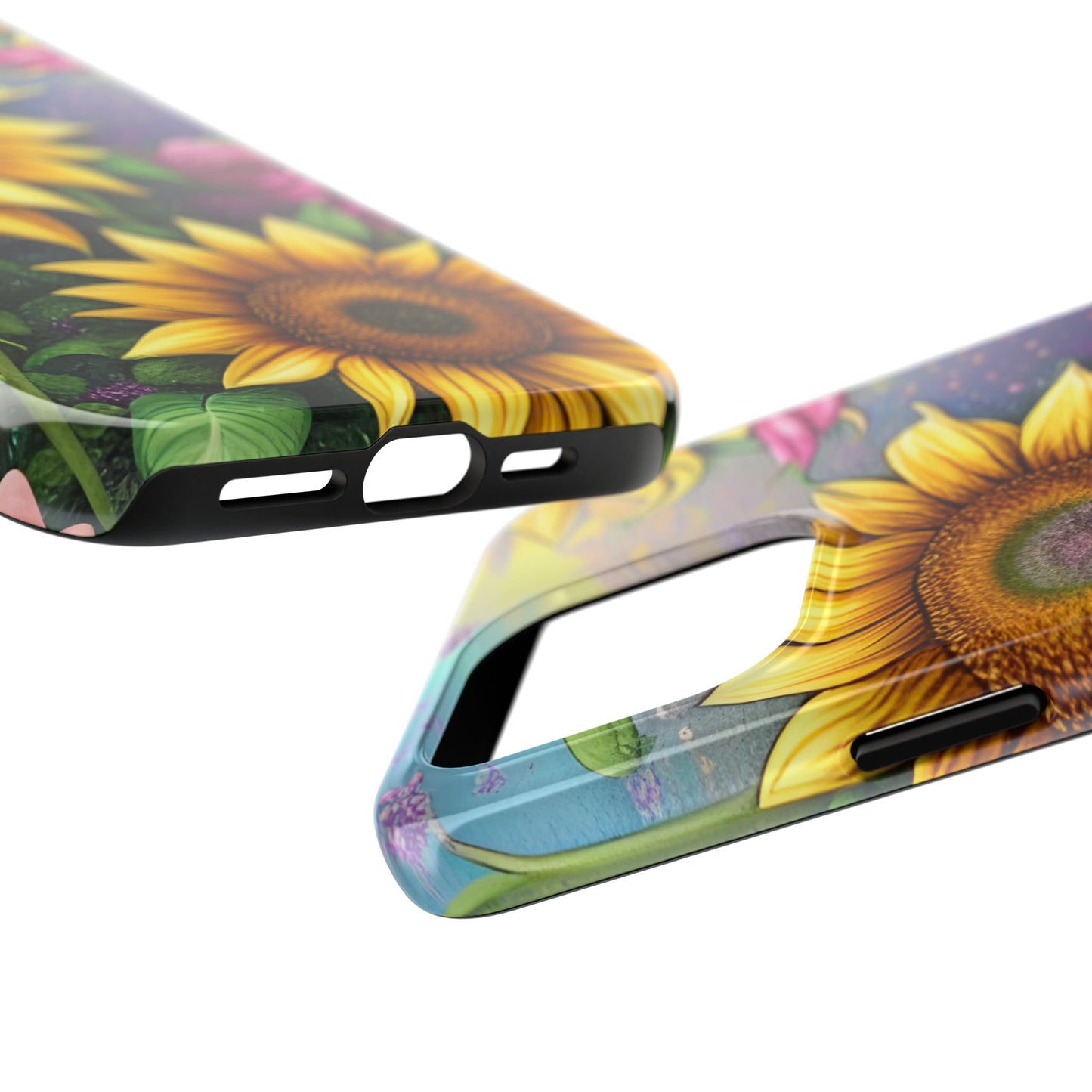 Whimsical Sunflower & Rose Garden - iPhone Series Case