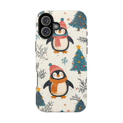 Snowy Christmas Cheer MagSafe iPhone Case