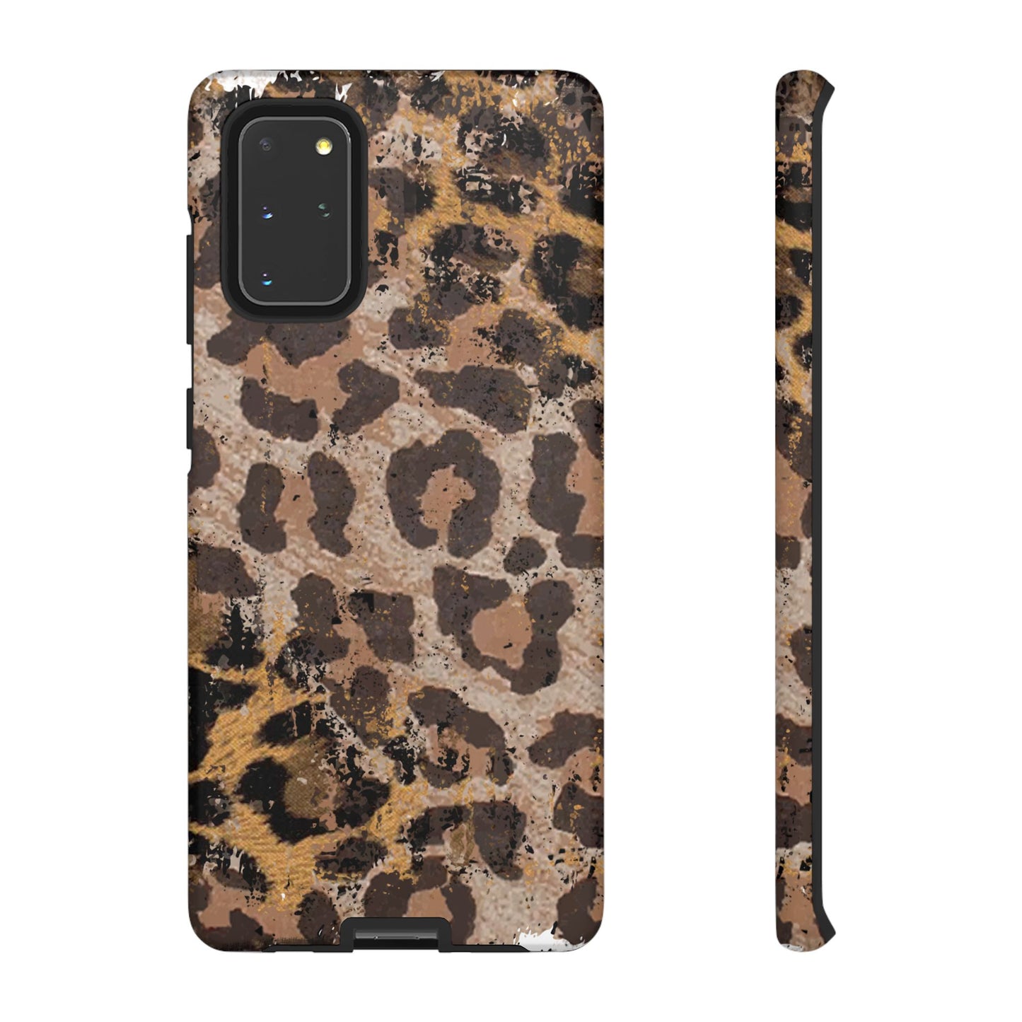 Vintage Distressed Leopard Print - Samsung Galaxy Series Case