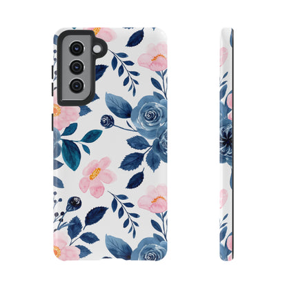 Pastel Garden Charm – Samsung Galaxy Case with Delicate Floral Design