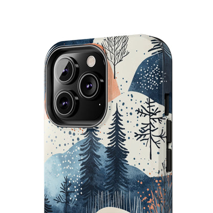 Winter Forest Samsung Galaxy Case | Watercolor Pine Trees