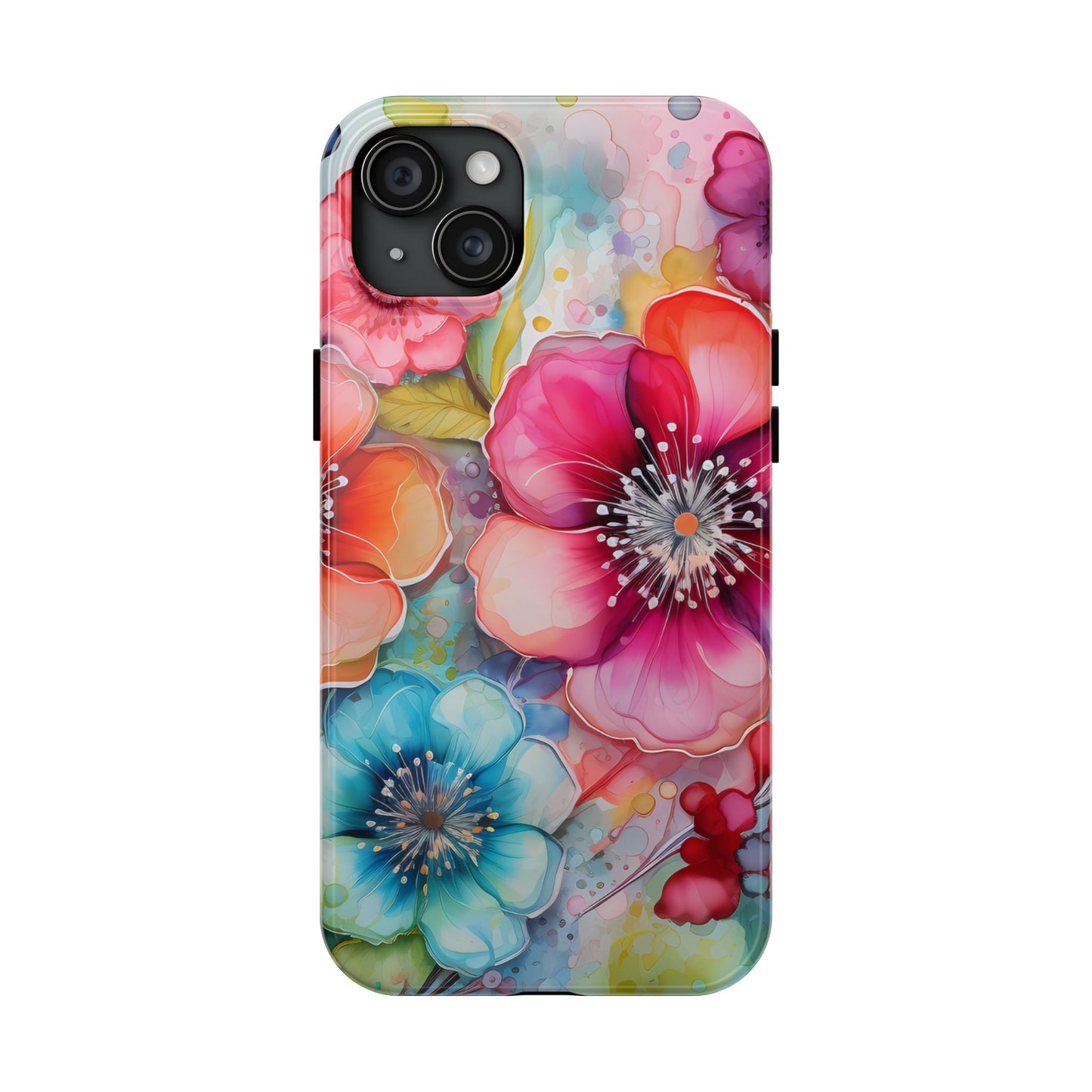 Vibrant Watercolor Floral Garden - iPhone Series Case