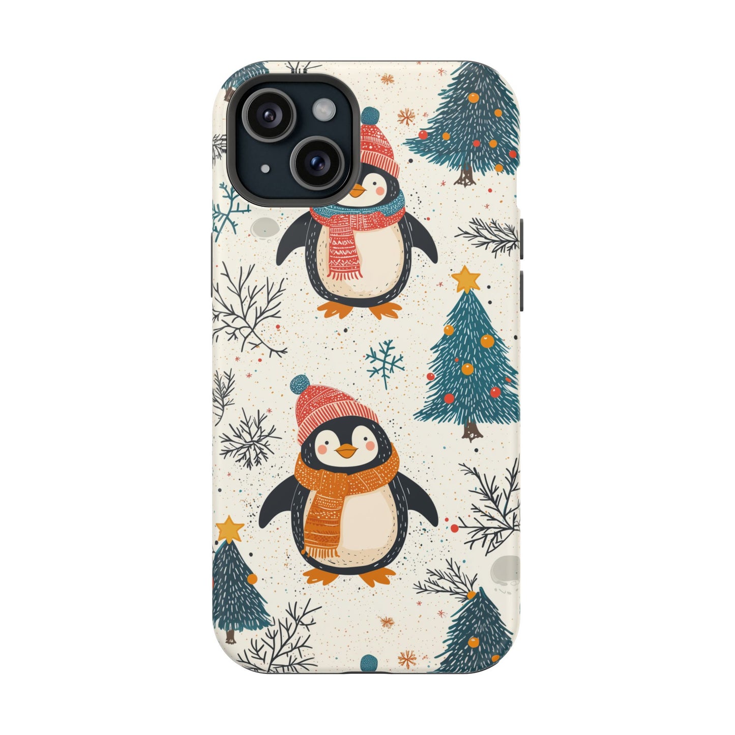 Snowy Christmas Cheer MagSafe iPhone Case