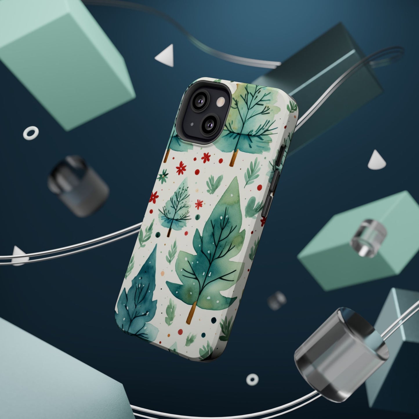 Watercolor Winter Forest - MagSafe iPhone Series Case