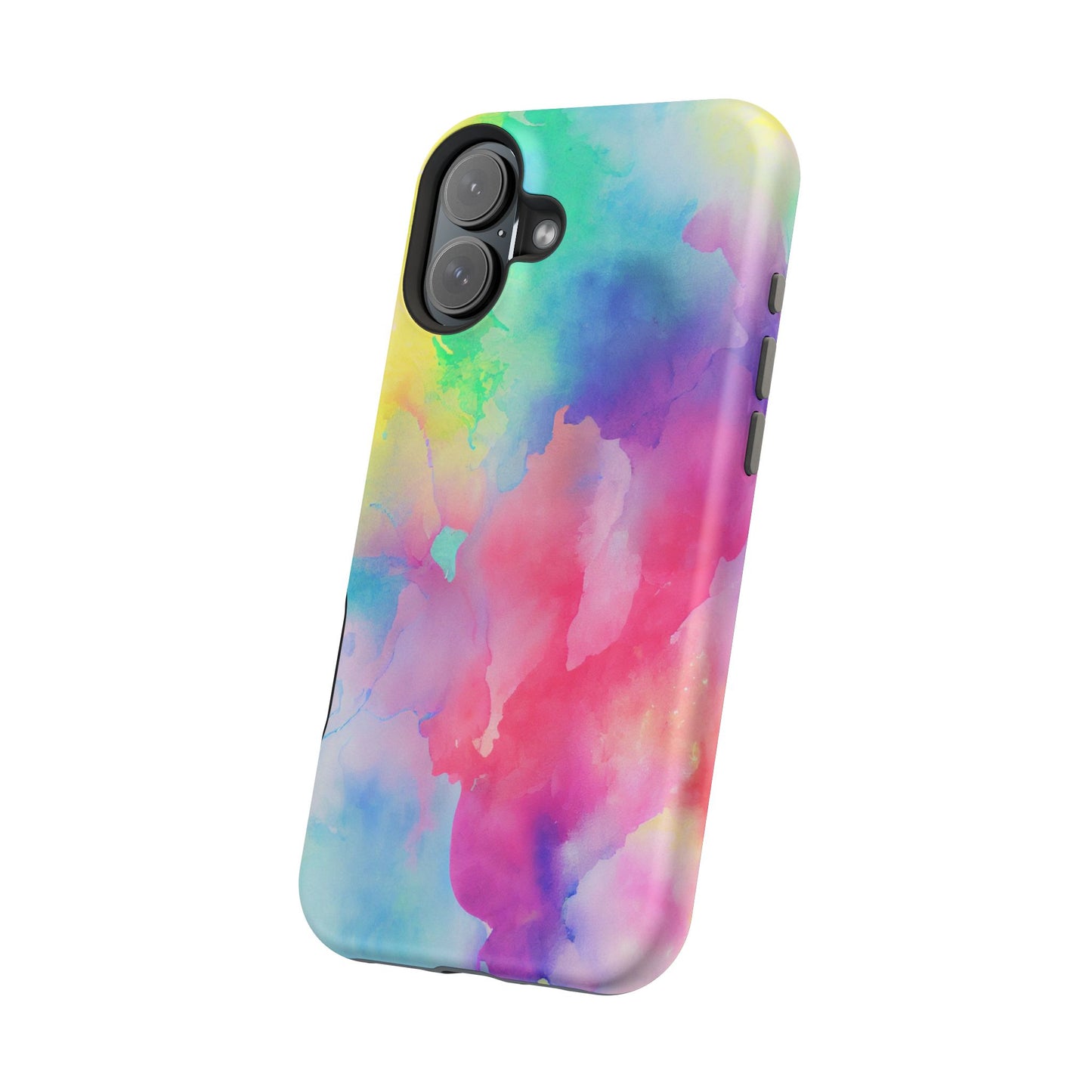 Pastel Watercolor Dream MagSafe iPhone Case – Slim Profile, Glossy Finish