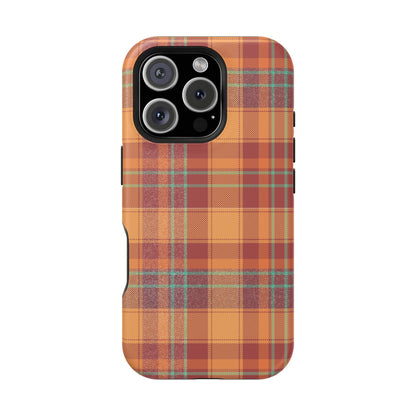 MagSafe Case - Autumn Tartan Plaid Design