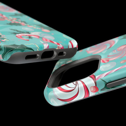 Candy Cane & Peppermint Holiday Delight – MagSafe iPhone Series Case