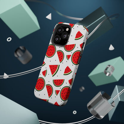 Sweet Watermelon MagSafe iPhone Case – Fresh & Fun Fruit Pattern with Summer Vibes