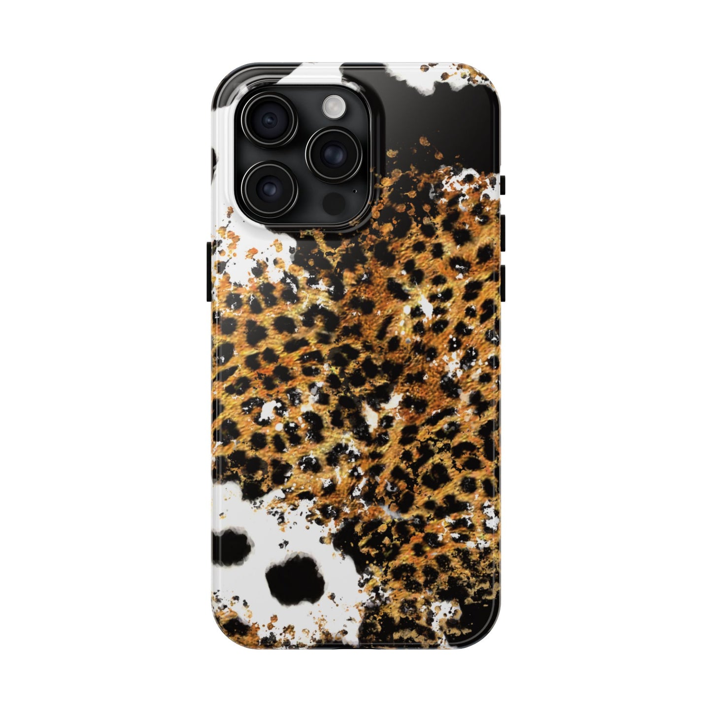 Bold Leopard Ink Splash - iPhone Series Case