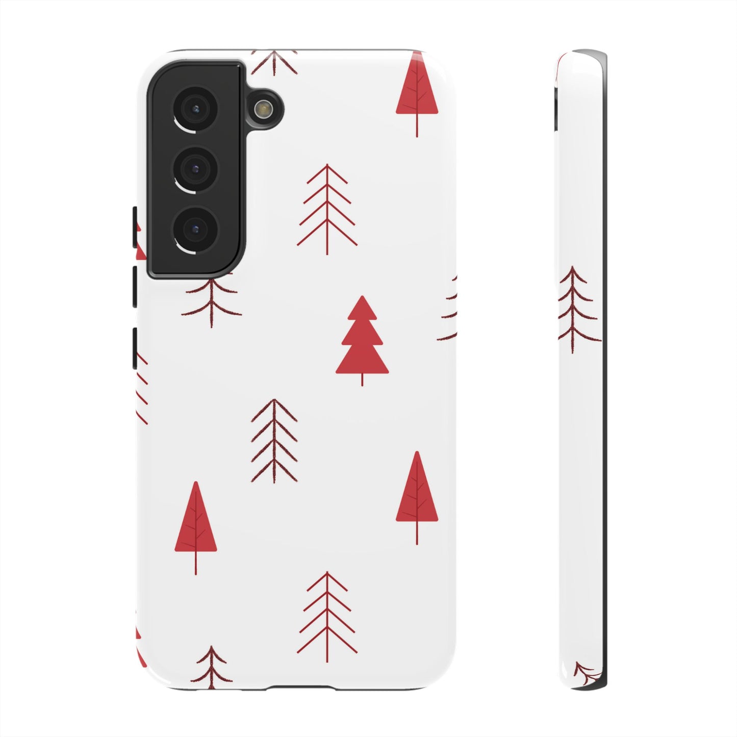 Scandi Red Pine Trees - Samsung Galaxy Series Case