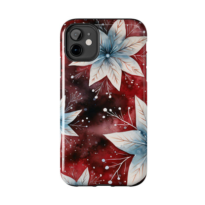 Winter Bloom Poinsettia – iPhone Case