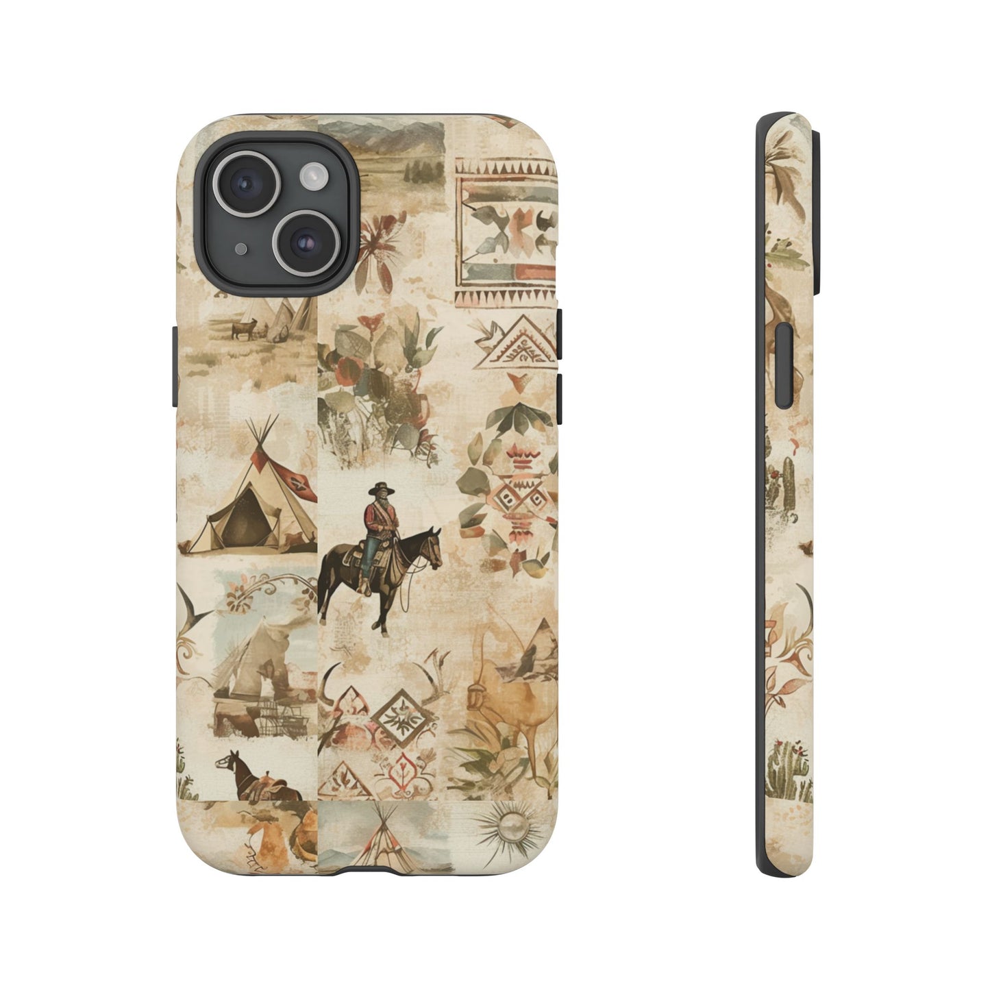 Western Collage Case | Vintage Country Aesthetic