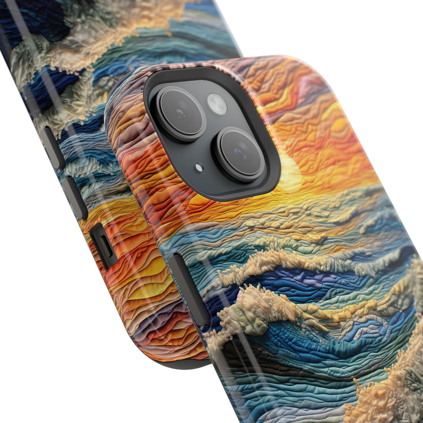 Ocean Sunset Tapestry Waves – MagSafe iPhone Series Case