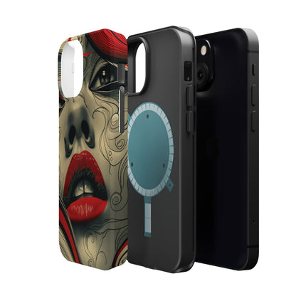 Bold Beauty Red Lips iPhone Case