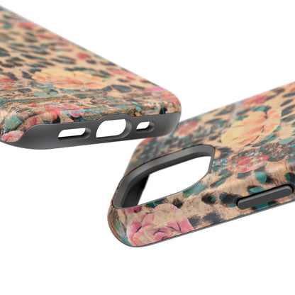 Rustic Floral Leopard - MagSafe iPhone Series Case