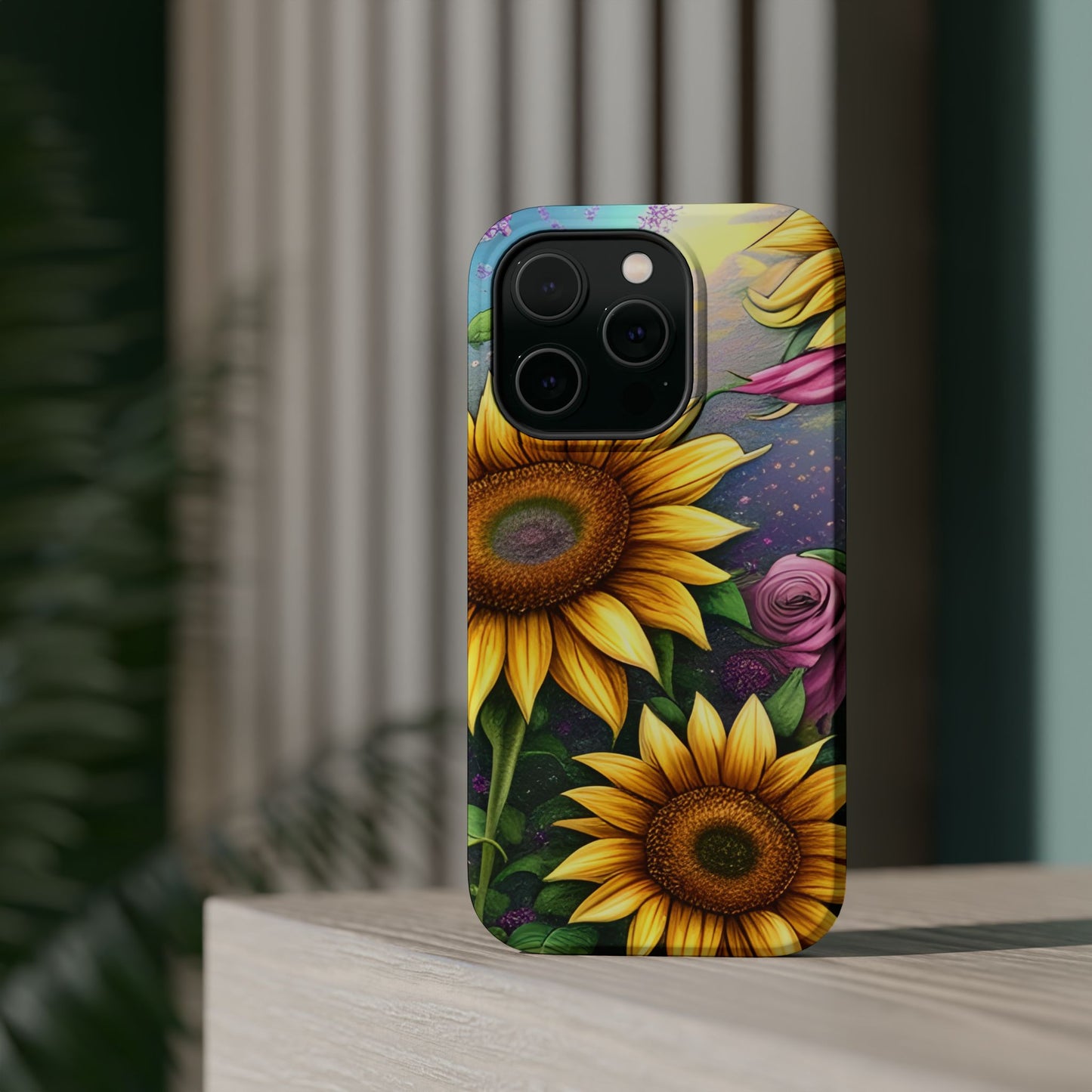 Whimsical Sunflower & Rose Garden - MagSafe iPhone Series Case