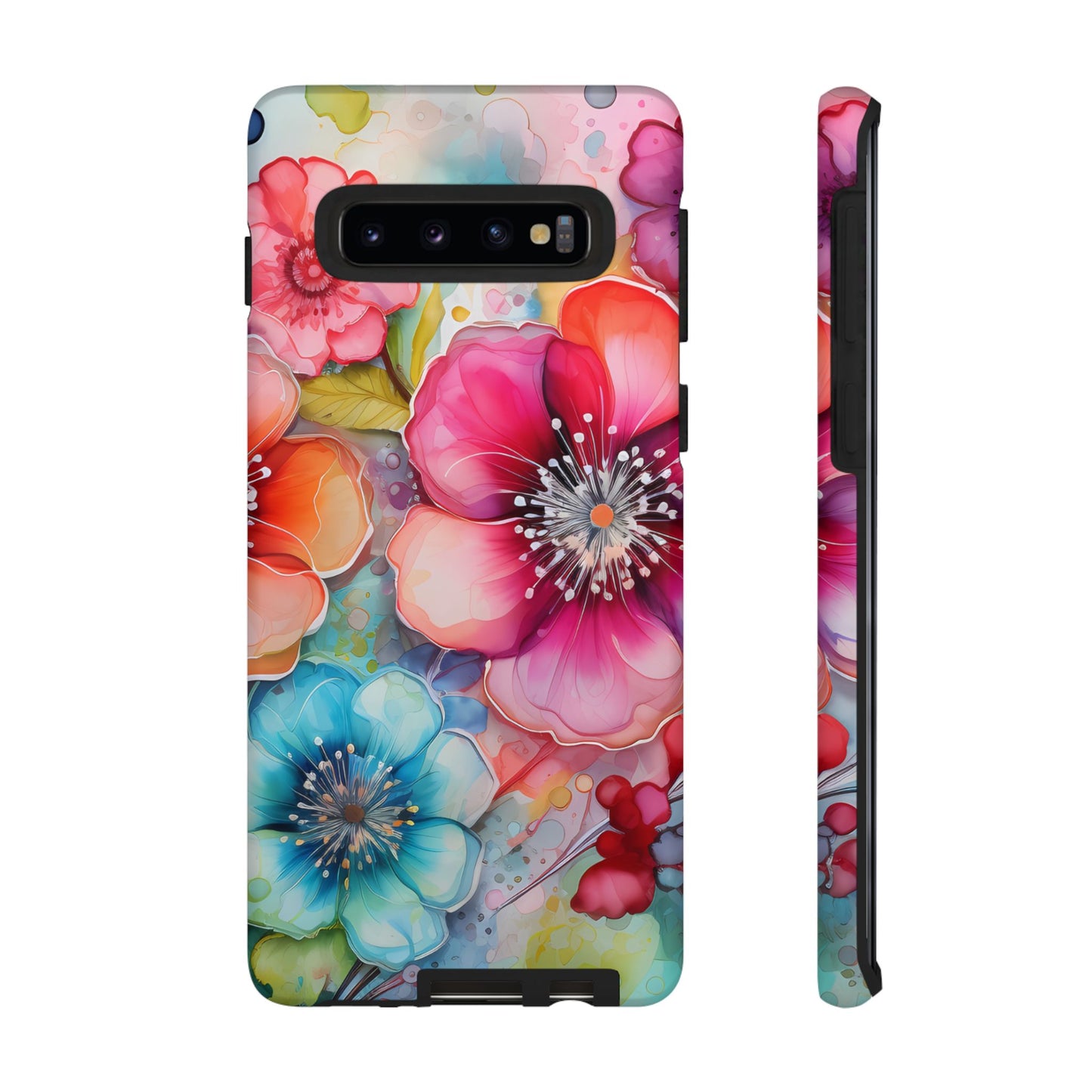 Vibrant Watercolor Floral Garden - Samsung Galaxy Series Case