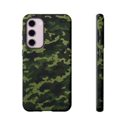 Dark Green Camouflage – Samsung Galaxy Case, Durable and Stylish