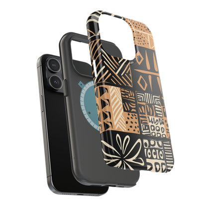 Tribal Geo-Pattern MagSafe Case – Bold Ethnic Design