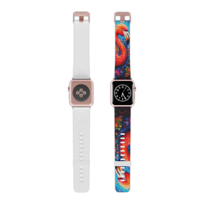 Tropical Elegance Flamingo Apple Watch Band