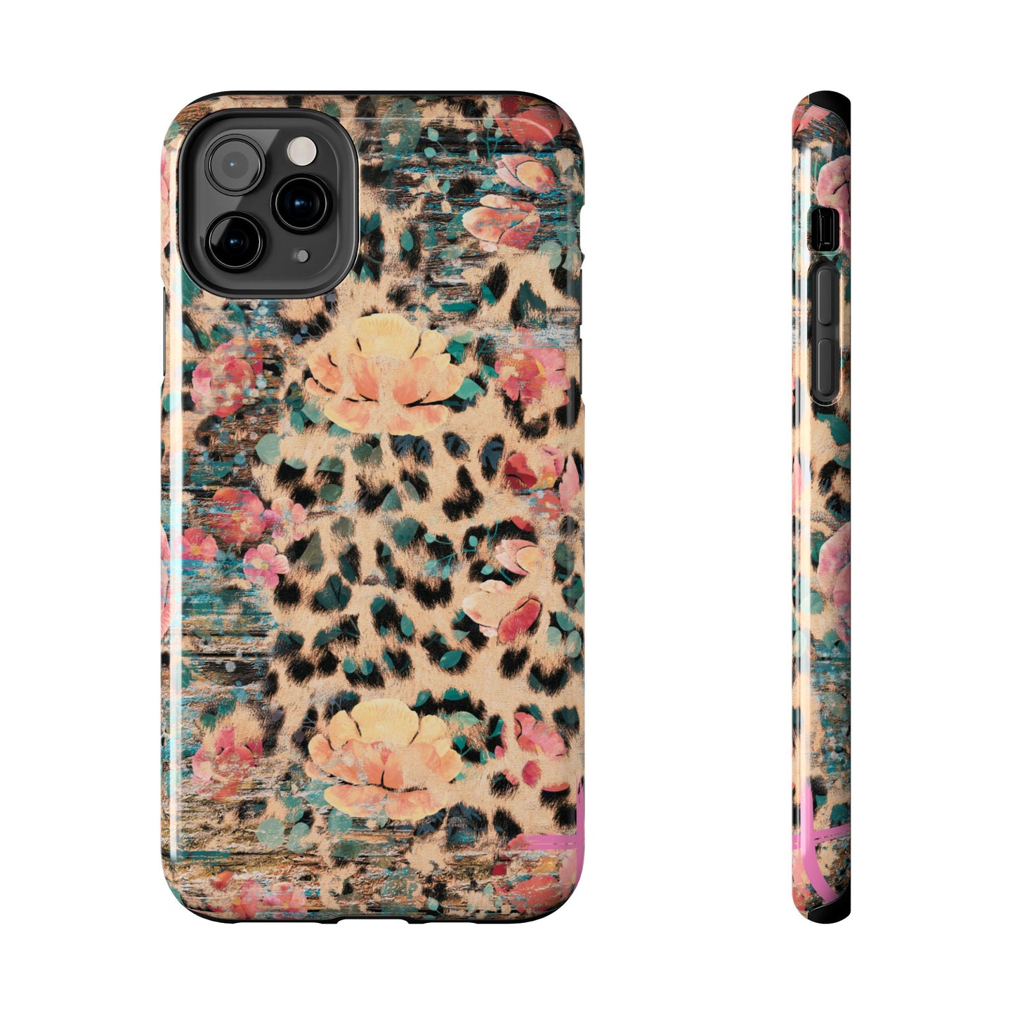 Rustic Floral Leopard - iPhone Series Case