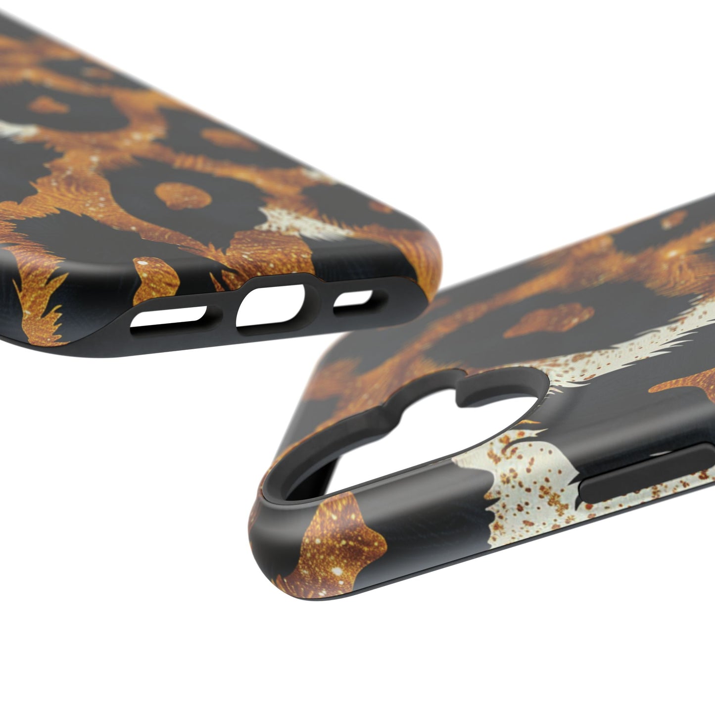 Safari Noir Gold Leopard iPhone Case