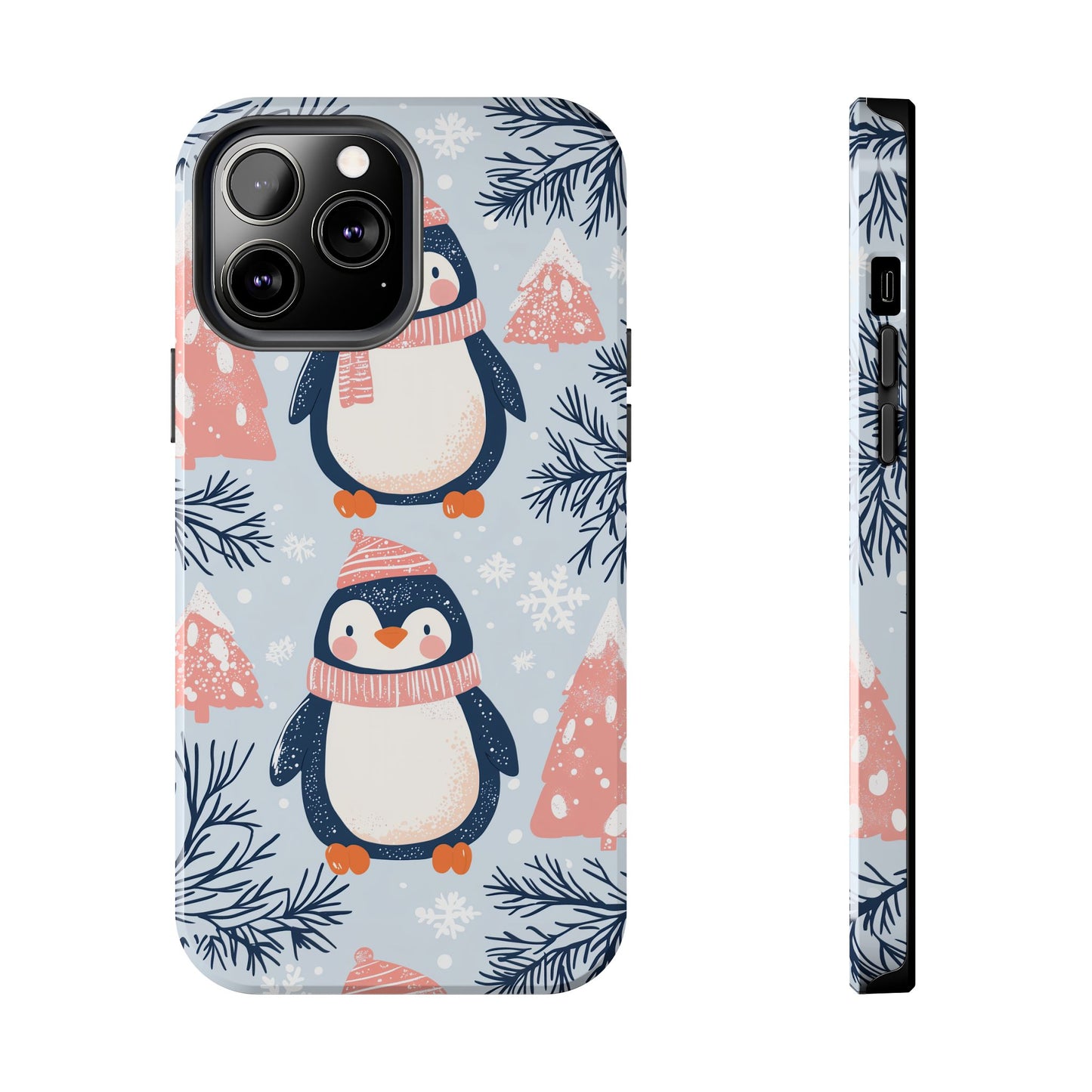 Penguin in Winter Wonderland iPhone Case