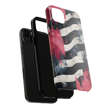 Blood Zebra iPhone Case – Bold Red & Black Pattern