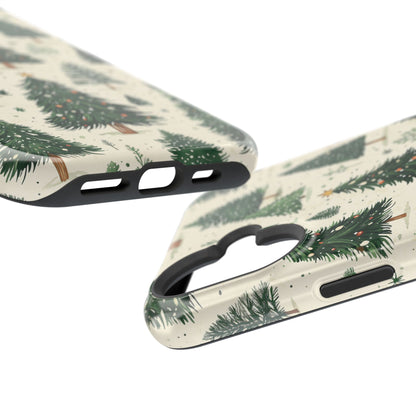 Festive Christmas Tree Forest Pattern – MagSafe iPhone Series Case