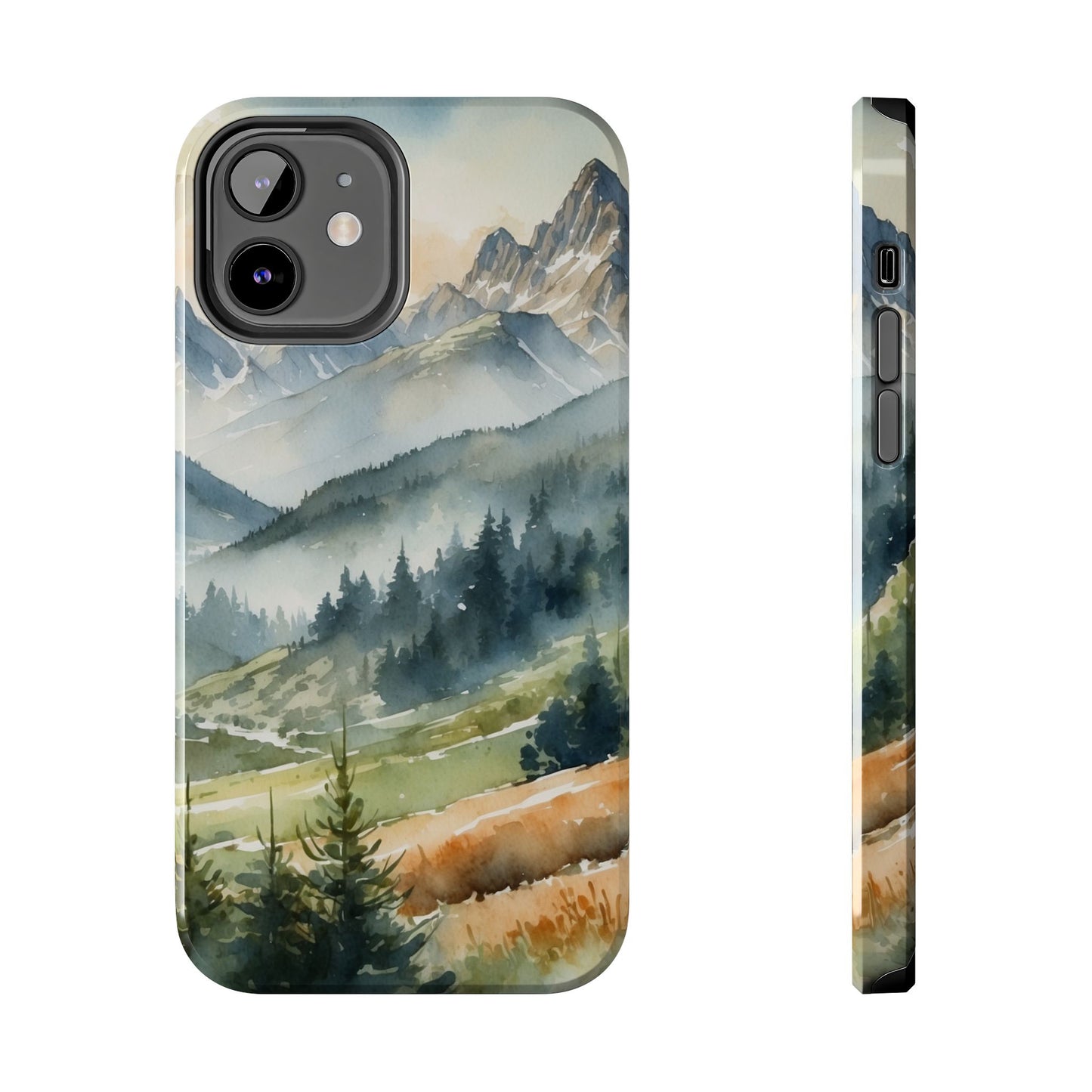 Serene Alpine Forest - iPhone Case