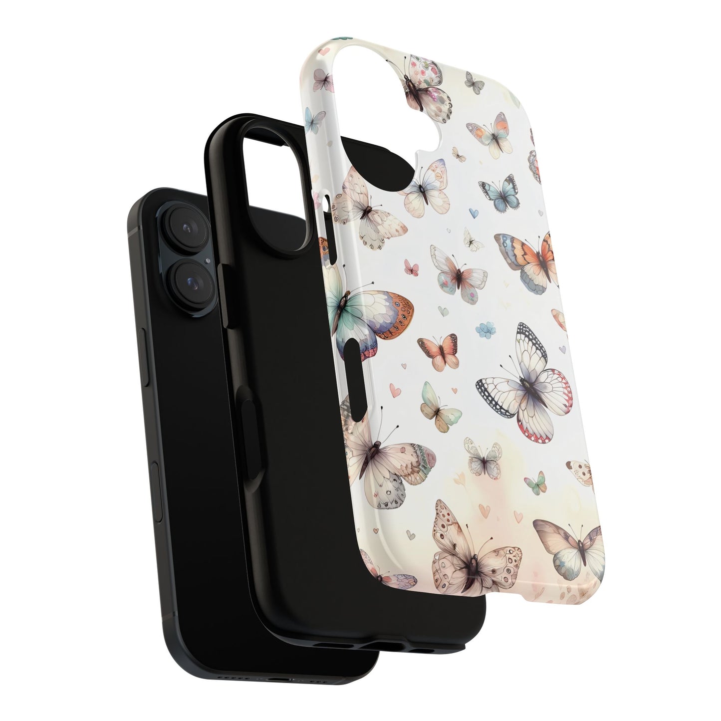 Watercolor Butterfly Phone Case for iPhone & Samsung