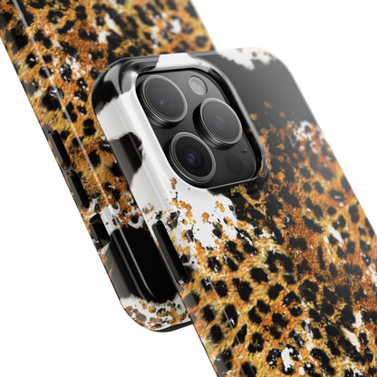 Bold Leopard Ink Splash - iPhone Series Case