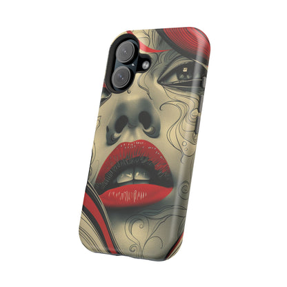 Bold Beauty Red Lips iPhone Case