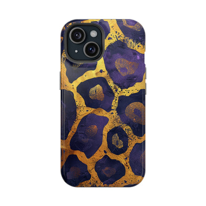 Regal Amethyst Leopard iPhone Case