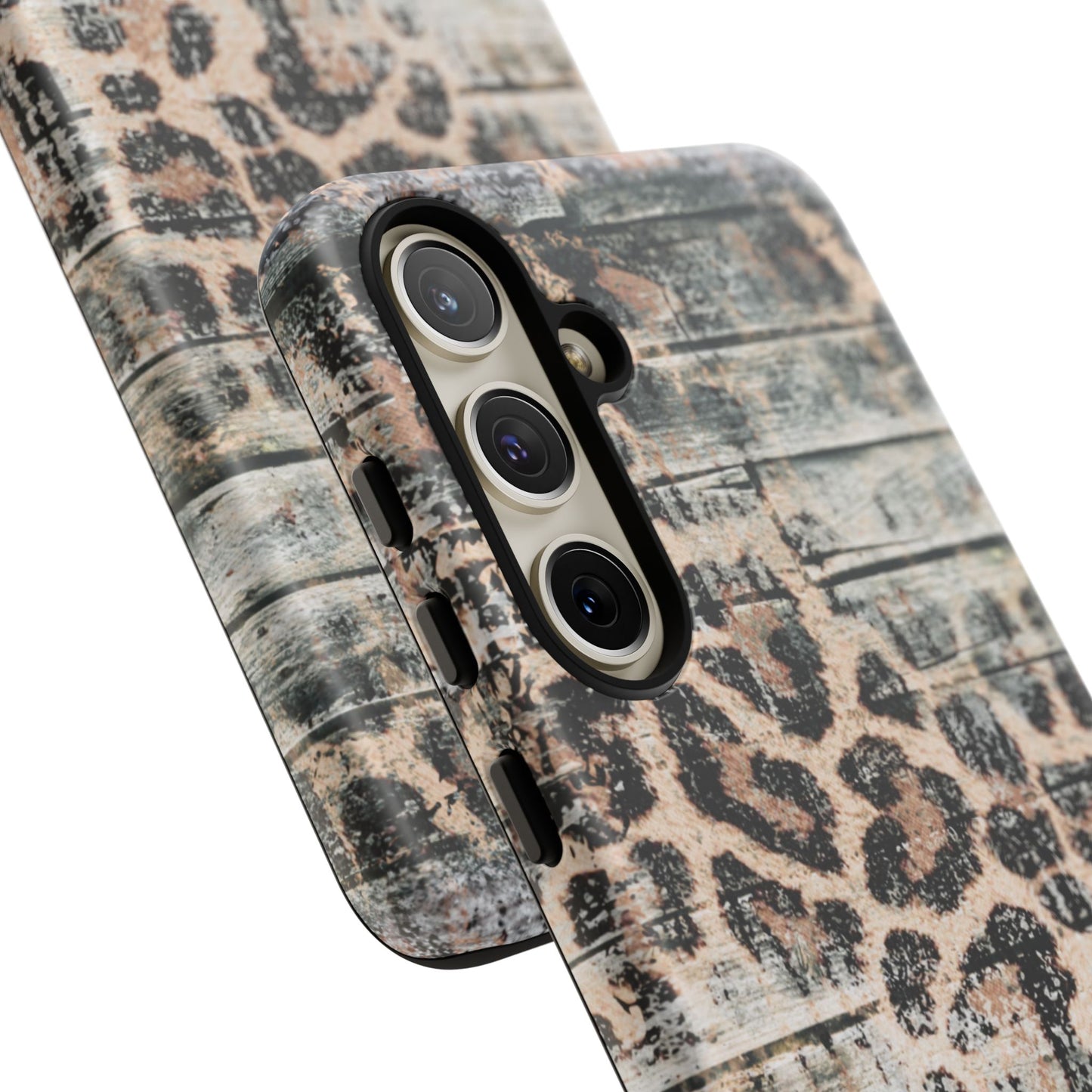 Rustic Leopard Wood Print - iPhone Series Case